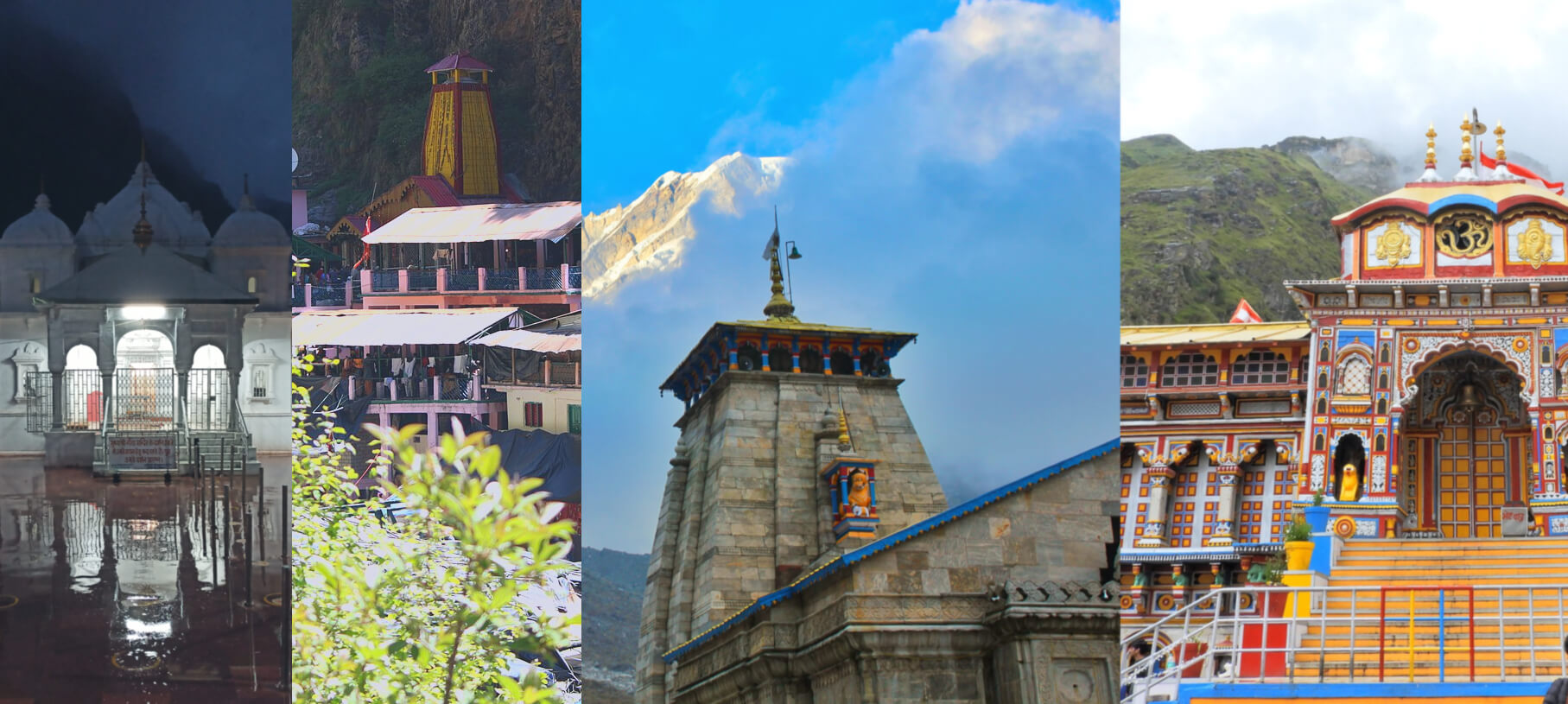 Gangotri, Yamunotri, Kedarnath, Badrinath